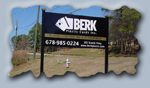 vinyl site id sign