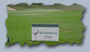 golf sponsorship tee sign