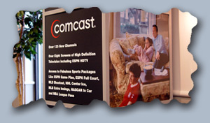 comcast inerior store graphics