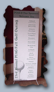 golf tourney signage